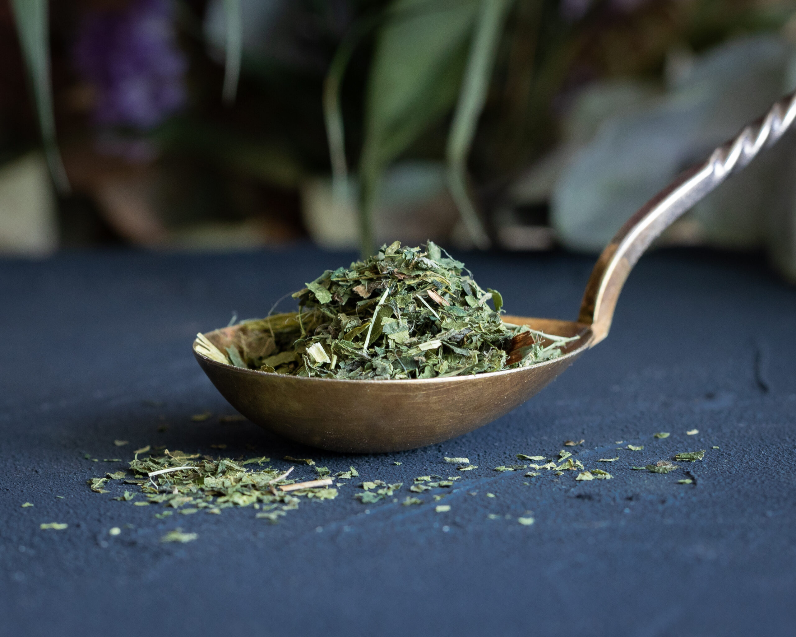Organic nettle leaves (chopped) Organic nettle leaves (chopped)