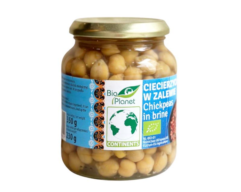 Ekologiški konservuoti avinžirniai Ekologiški konservuoti avinžirniai 350 g (230 g) - Image 1