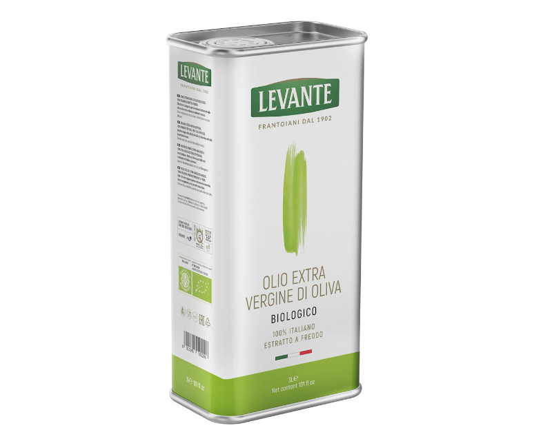 Ekologiškas pirmojo spaudimo alyvuogių aliejus LEVANTE, 3 L Ekologiškas pirmojo spaudimo alyvuogių aliejus LEVANTE, 3 L
