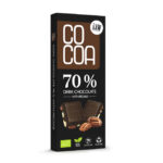 Органический темный шоколад 70% с орехами пекан, 40 г, COCOA