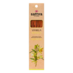 Натуральные индийские благовония VANILLA (15 шт.) 30 г Саттва