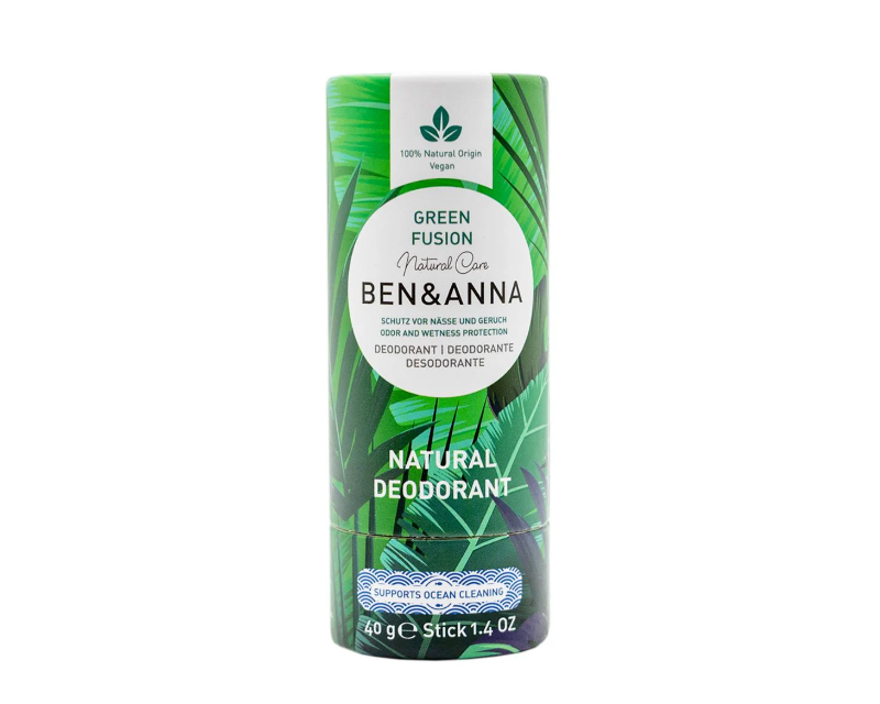 Pieštukinis dezodorantas-green fusion Pieštukinis dezodorantas NATURAL GREEN FUSION, 40 g, BEN & ANNA - Image 1