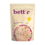 Органические веганские капли из белого шоколада, 200 г, BETT`R