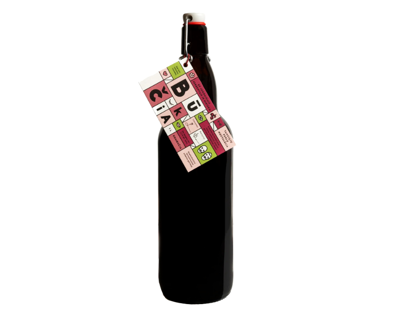 Ekologiška kombučia su juodaisiais serbentais ir hibisku BŪKČIA, 1L Ekologiška kombučia su juodaisiais serbentais ir hibisku BŪKČIA, 1L - Image 1
