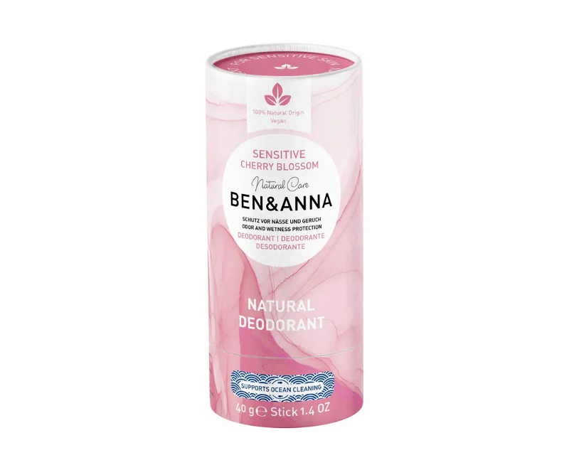 Pieštukinis dezodorantas jautriai odai Japanese Cherry Blossom Pieštukinis dezodorantas jautriai odai Japanese Cherry Blossom, 40 g, BEN & ANNA - Image 1