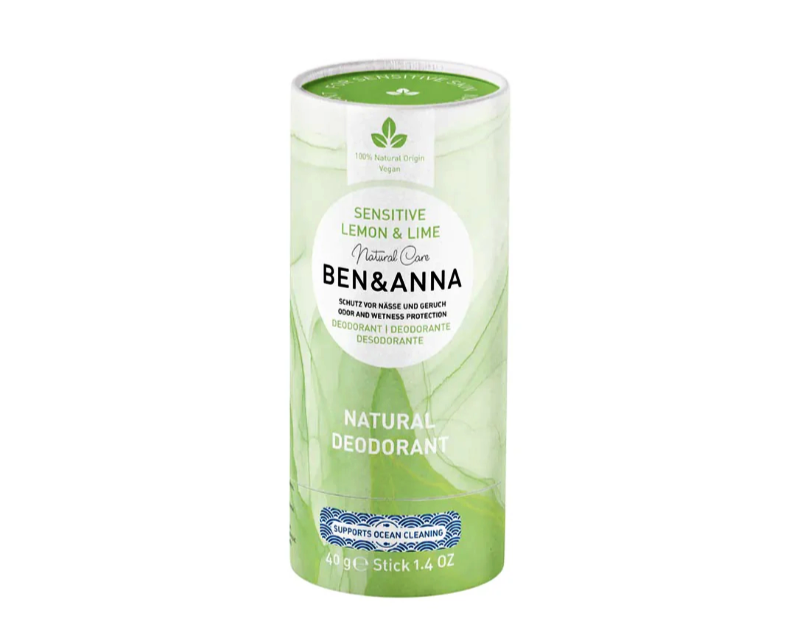 Pieštukinis dezodorantas jautriai odai Lemon & Lime Pieštukinis dezodorantas jautriai odai Lemon & Lime, 40 g, BEN & ANNA - Image 1