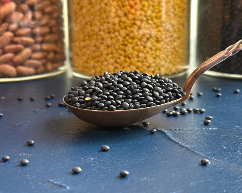 Organic black lentils Organic black lentils - Image 1