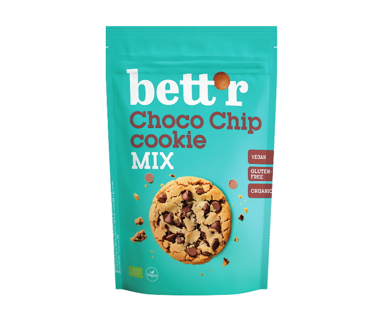 Organic biscuit mix with chocolate chips, gluten-free, 300g Bett'r Organic gluten-free biscuit mix, 300 g, Bett'r - Image 1
