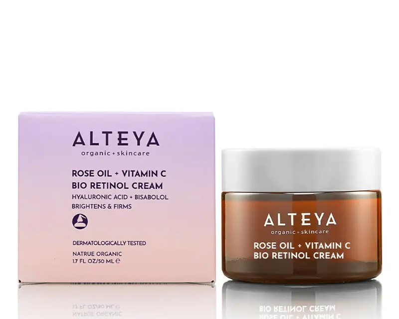 Ekologiškas LUMINOUS ROSE BIO RETINOL veido kremas - rožių aliejus + vitaminas C, 50 ml, ALTEYA Ekologiškas LUMINOUS ROSE BIO RETINOL veido kremas - rožių aliejus + vitaminas C, 50 ml, ALTEYA - Image 1